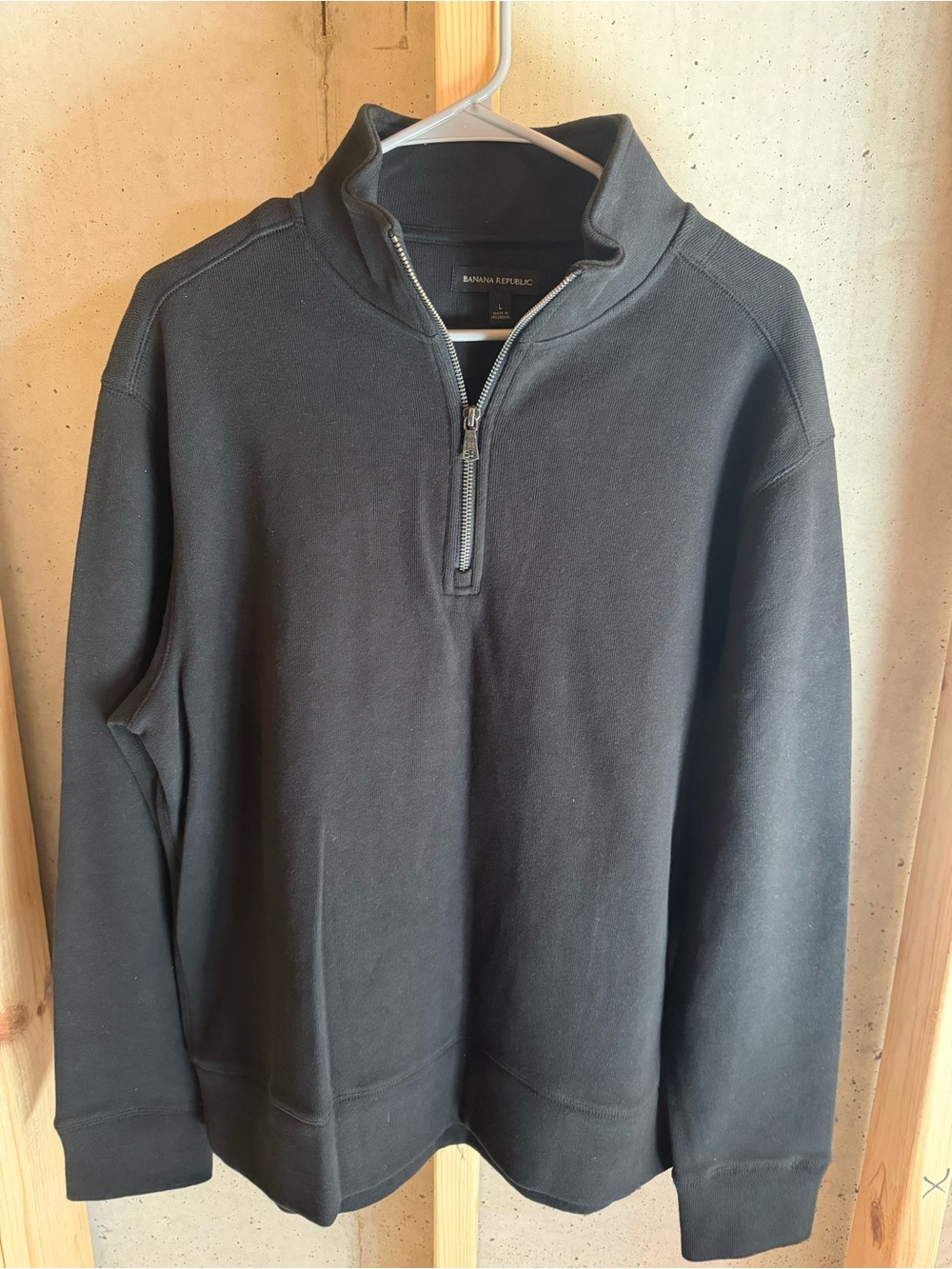 Banana Republic Men’s 1/4 Zip Large NWOT